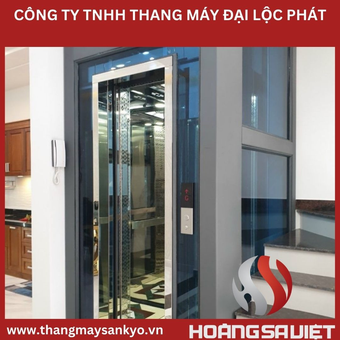 Hình ảnh Công ty Thang máy Đại Lộc Phát, một đối thủ cạnh tranh quan trọng trong ngành thang máy Việt Nam, minh họa sự đa dạng của thị trường mà CÔNG TY TNHH THIẾT BỊ VÀ DỊCH VỤ TOÀN CHÂU đang cạnh tranh