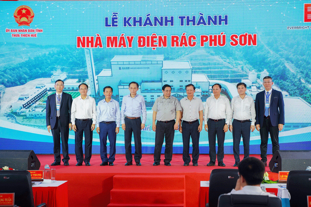 Lễ khánh thành Nhà máy điện rác Phú Sơn của Công ty TNHH Năng lượng Môi trường EB Huế