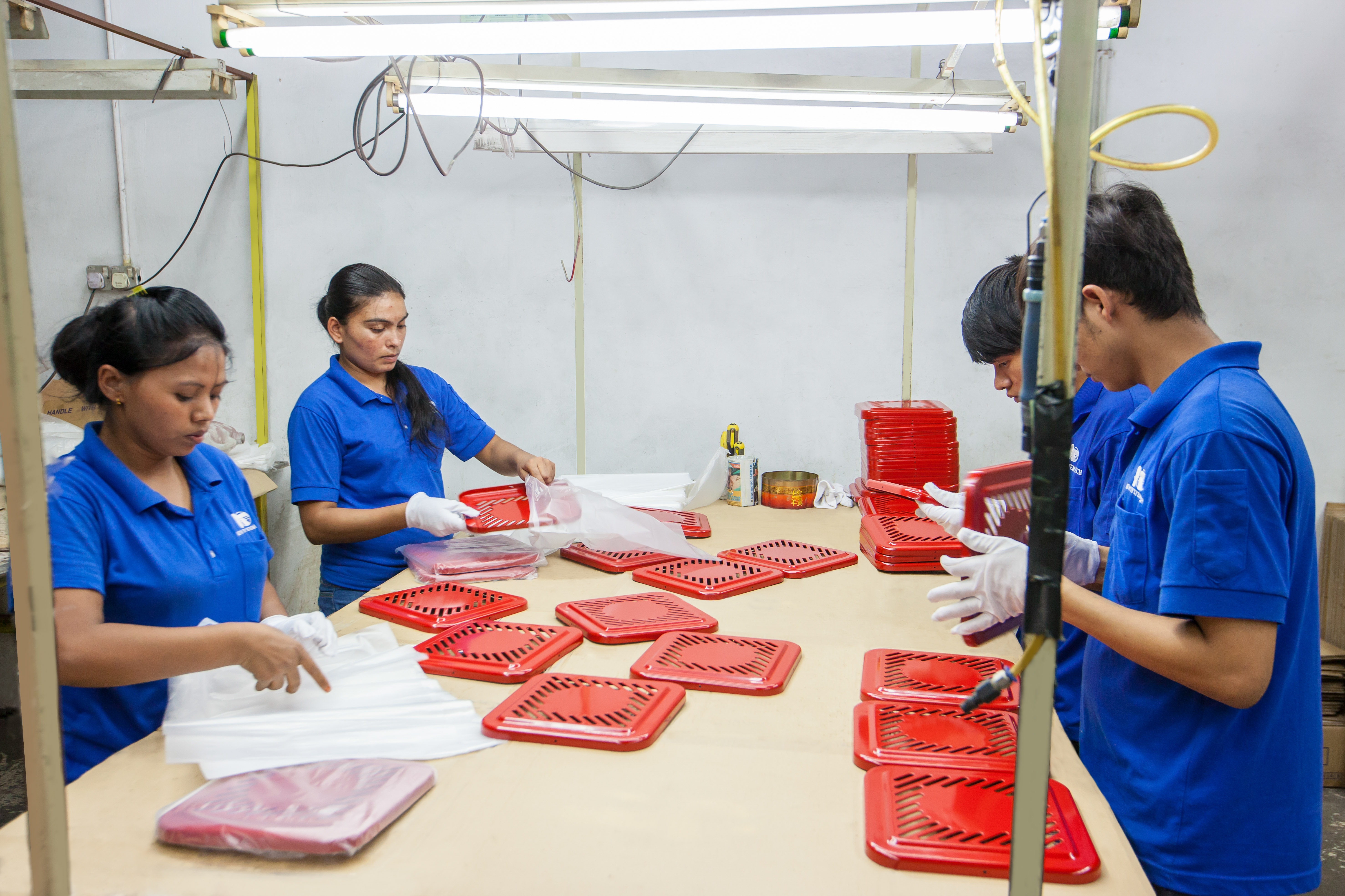 Quy trình sơn tĩnh điện tại CÔNG TY TNHH NEW SYSTEM TECHNOLOGY VIỆT NAM