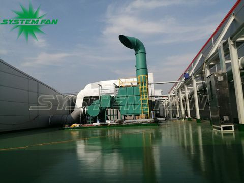 Hệ thống xử lý khí thải công nghiệp hiện đại của công ty tnhh system fan việt nam, thân thiện môi trường