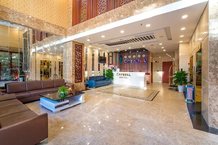 Crystal Hotel Đà Nẵng, cung cấp nhiều hạng phòng với thiết kế hiện đại, sang trọng.