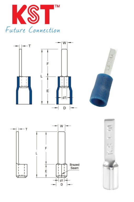 Đầu cos dẹt KST