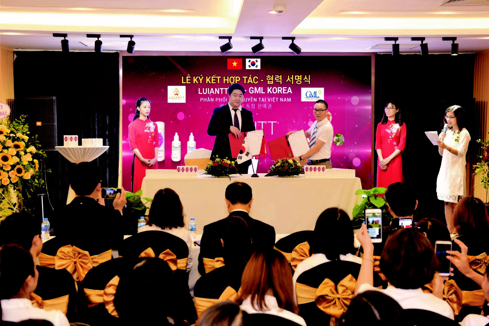Nhà máy sản xuất dược mỹ phẩm cho CÔNG TY TNHH DƯỢC MỸ PHẨM LUIÁNTT KOREA tại Hàn Quốc