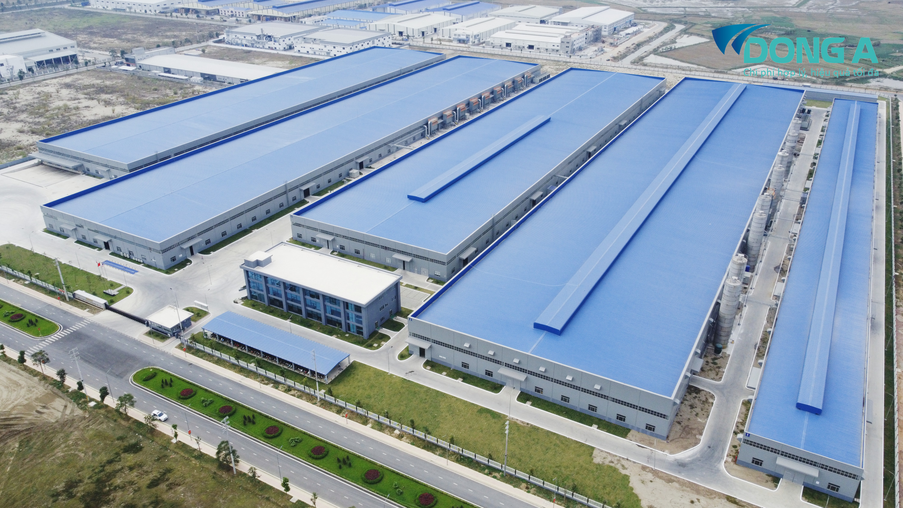 Hình ảnh Dự án Risesun - Bắc Giang, một công trình công nghiệp mà Công ty TNHH Thương mại và Dịch vụ Đông Á đã hoàn thành.