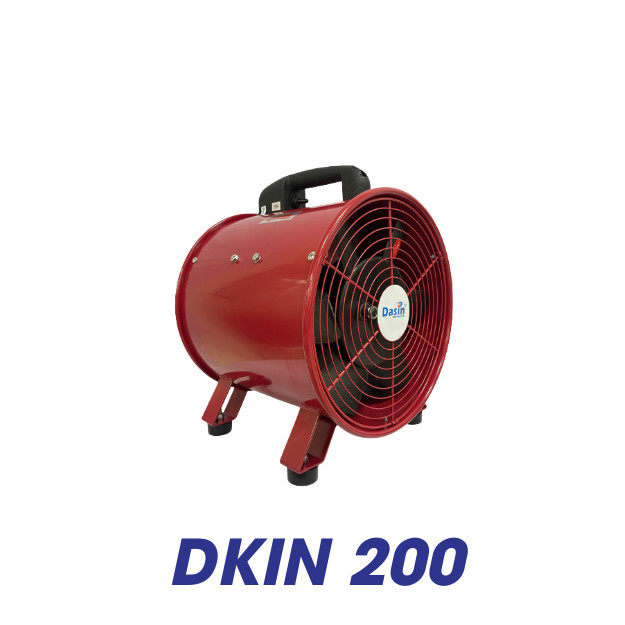 Quạt hút công nghiệp DKIN 200, một sản phẩm của Dasin