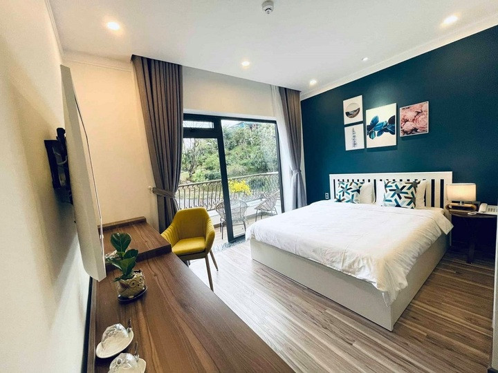 Mỗi phòng ngủ của Memory inn Dalat đều có ban công, đảm bảo không gian phòng ốc luôn thoáng mát tự nhiên, gần gũi với thiên nhiên Đà Lạt