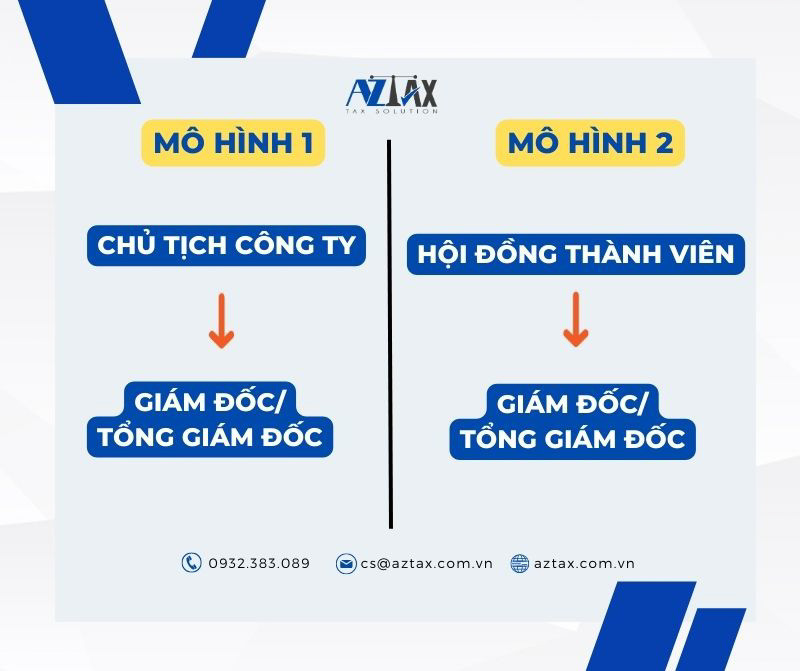 Sơ đồ cơ cấu tổ chức công ty TNHH 1 thành viên với chủ sở hữu là tổ chức, có hoặc không có Hội đồng thành viên