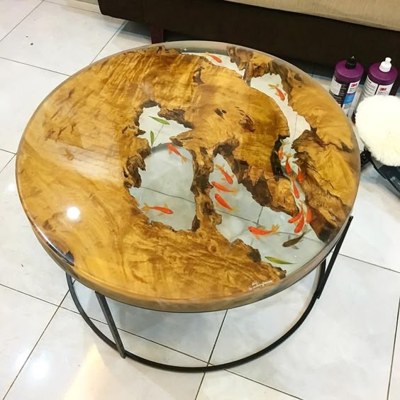 Bàn cá 3D làm từ vật liệu của công ty tnhh tm trường thịnh sài gòn