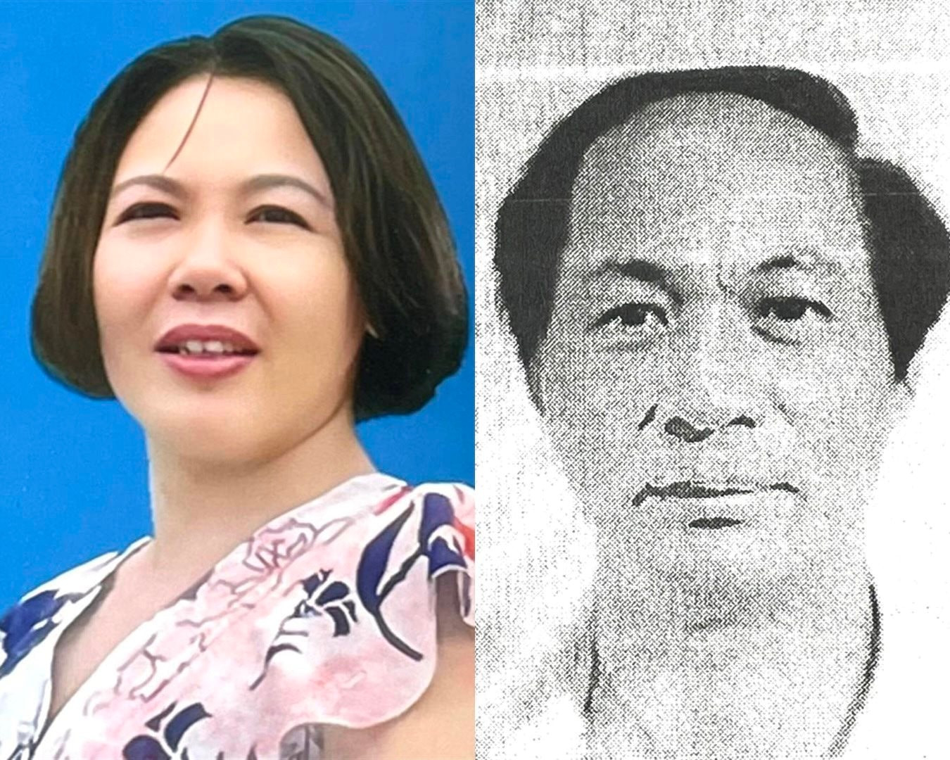 Hai bị can Nguyễn Thị Hòa và Nguyễn Đăng Thuyết, liên quan đến các vụ án vi phạm quy định về kế toán, phát hành hóa đơn trái phép và đấu thầu tại Công ty TNHH Thành An Hà Nội.