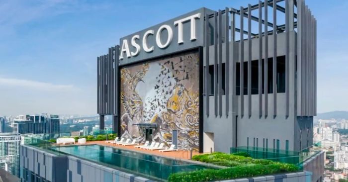 Ascott Star KLCC Kuala Lumpur nhìn ra Tháp đôi