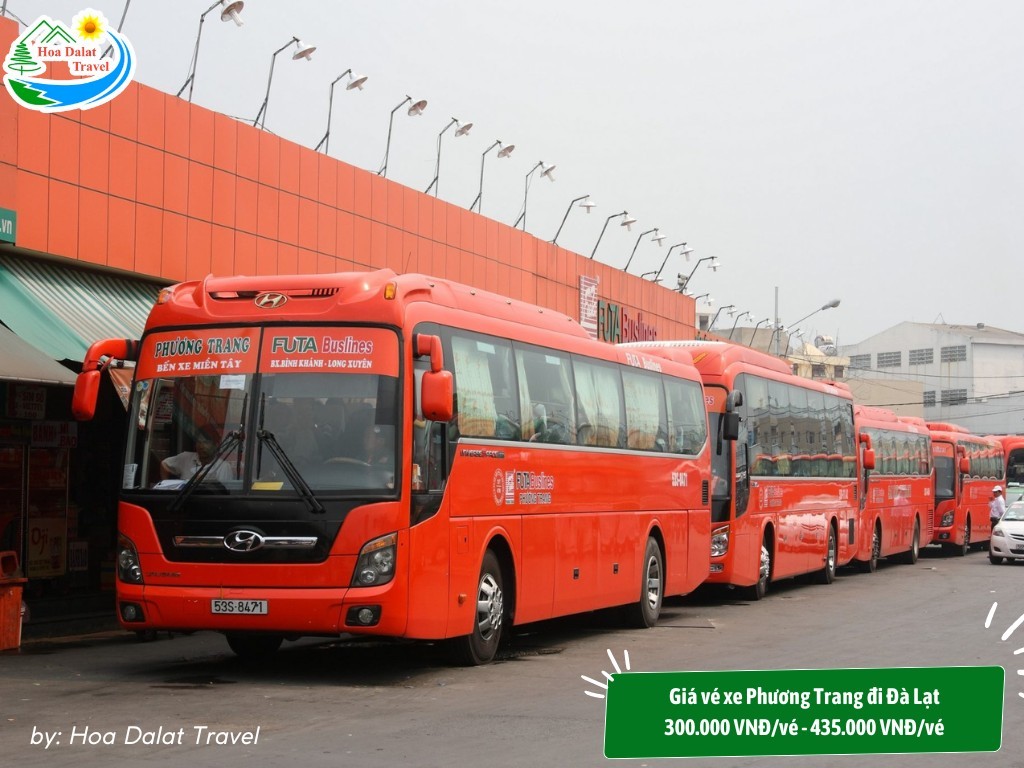 Giá vé xe Phương Trang đi Đà Lạt
