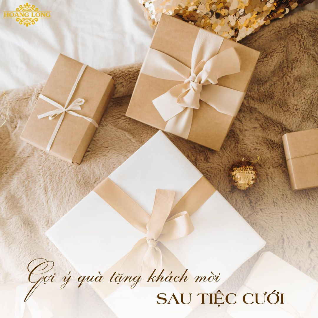 Gợi ý quà tặng độc đáo dành cho khách mời trong tiệc cưới tại Trung tâm hội nghị tiệc cưới Hoàng Long