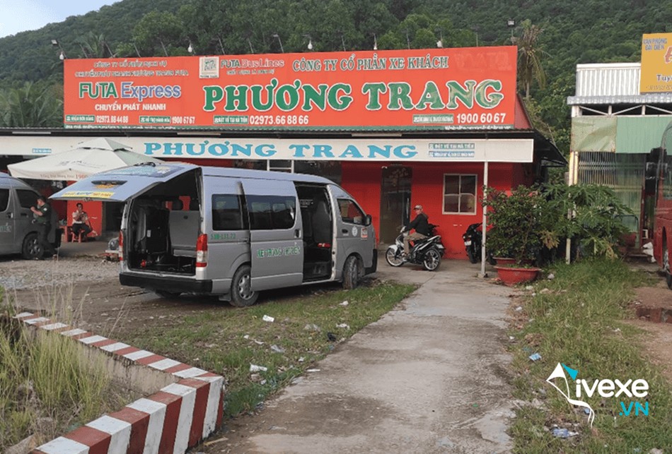 Hệ thống văn phòng và điểm đón của nhà xe Phương Trang Tiền Giang