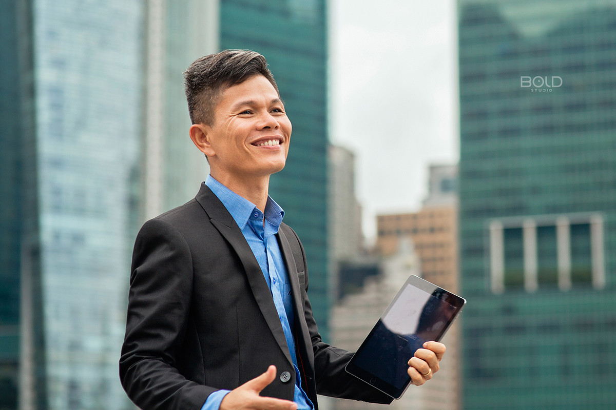 Hình ảnh CEO Hoàng Hồng Hải, người có thể đã đóng góp vào quyết định thuê xe nâng cho Công ty TNHH Freetrend Industrial Việt Nam