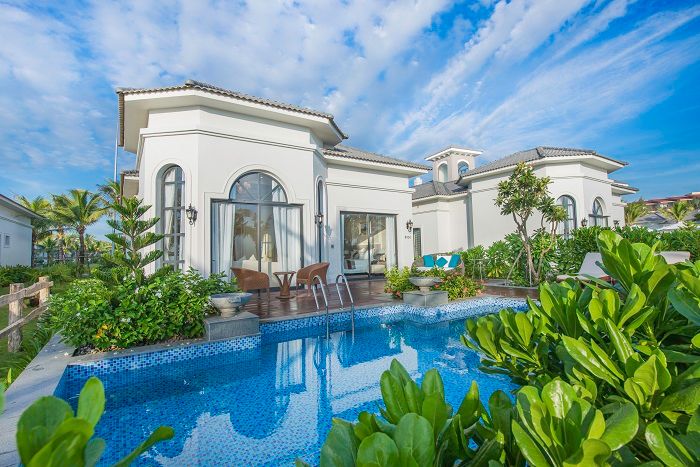 Cảnh quan tươi đẹp tại Bãi biển Bắc Mỹ An