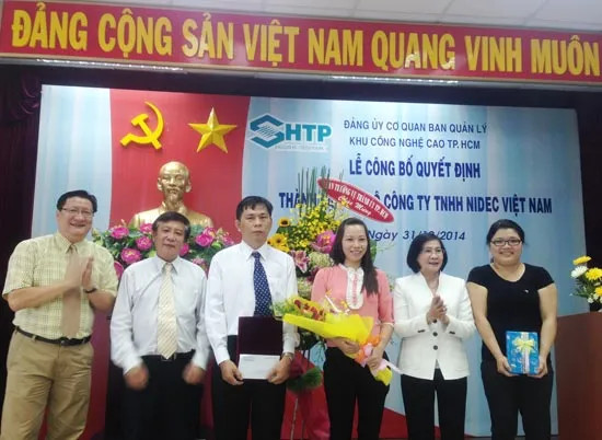 Thành lập chi bộ Đảng Công ty TNHH Nidec Việt Nam Corporation