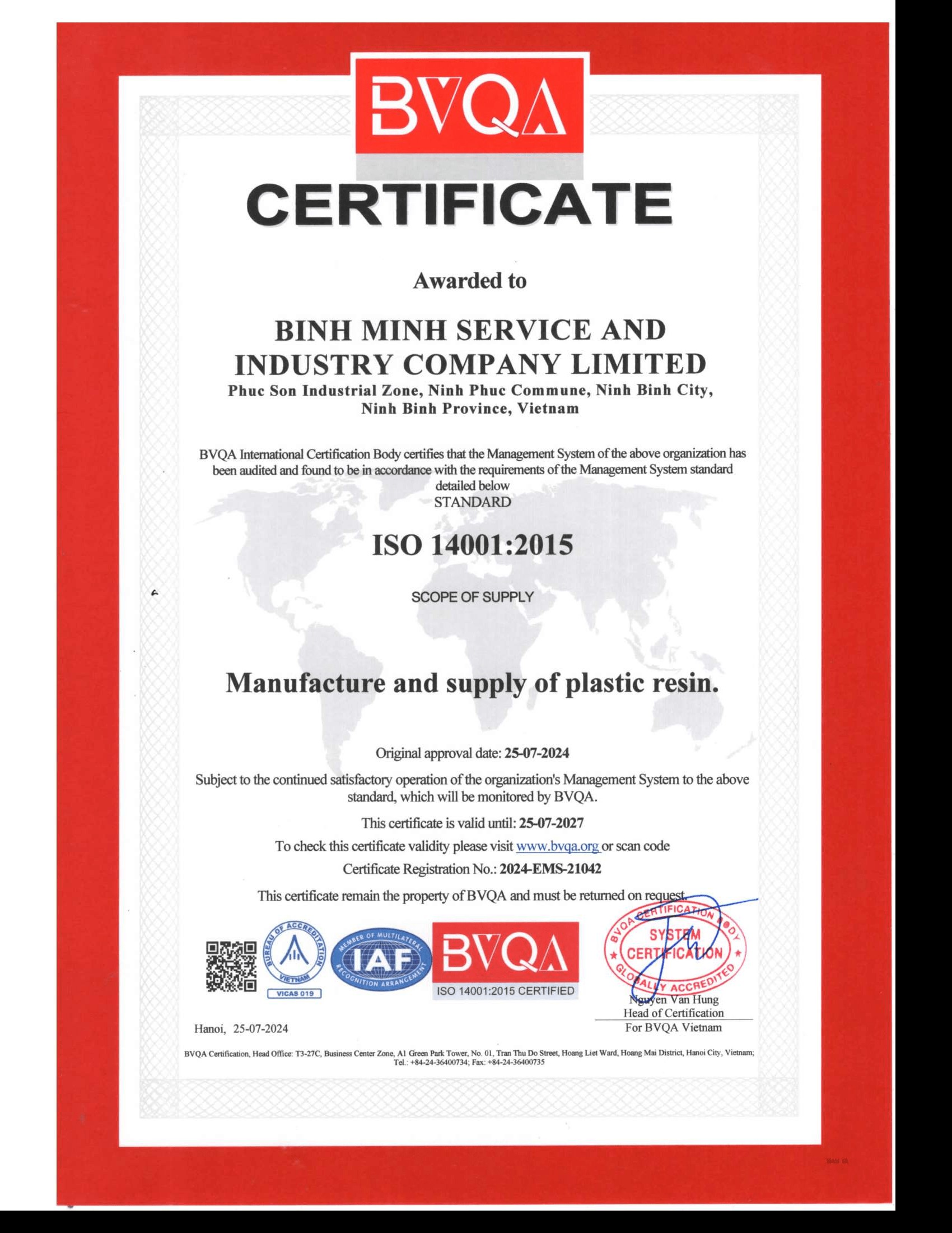 ISO 14001:2015 EL