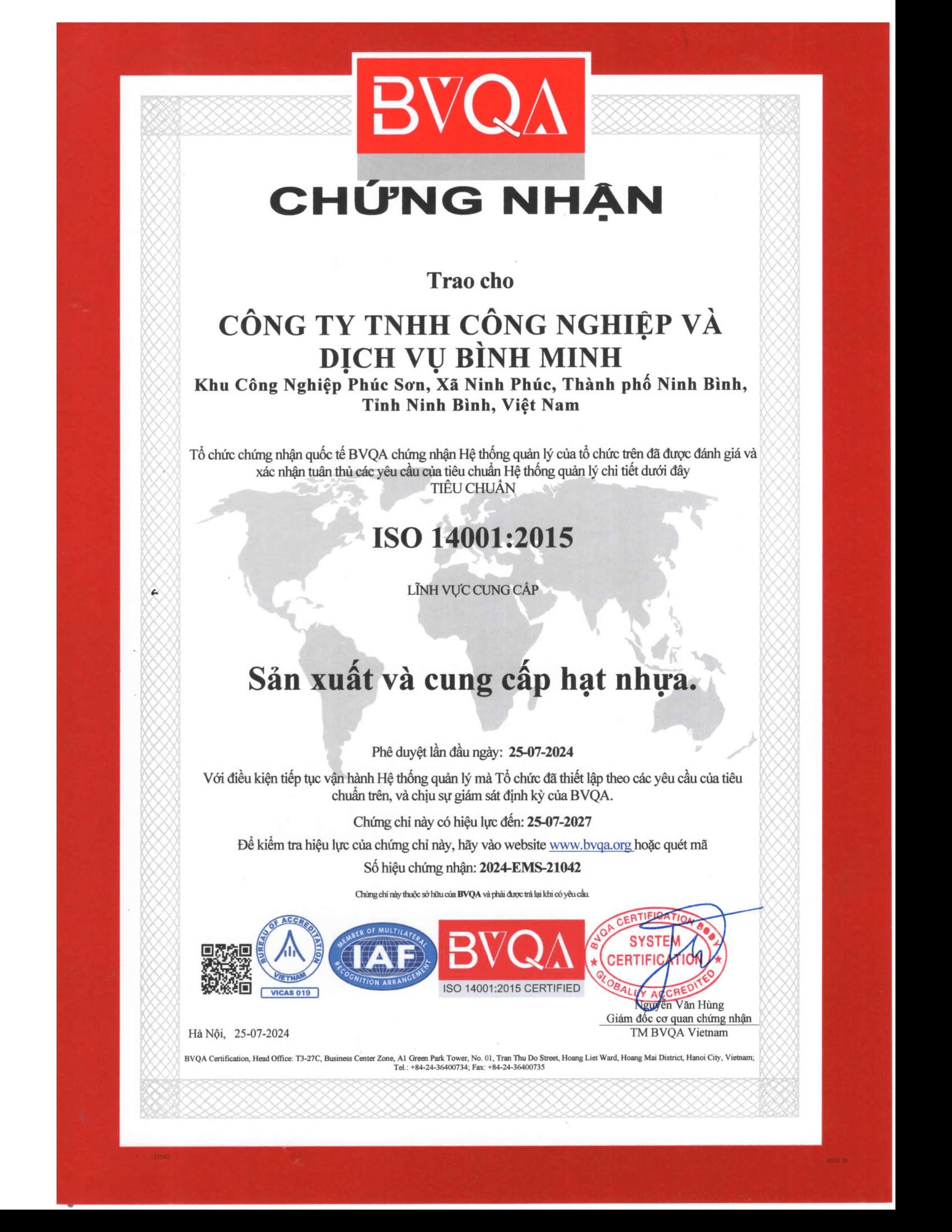 ISO 14001:2015 VN