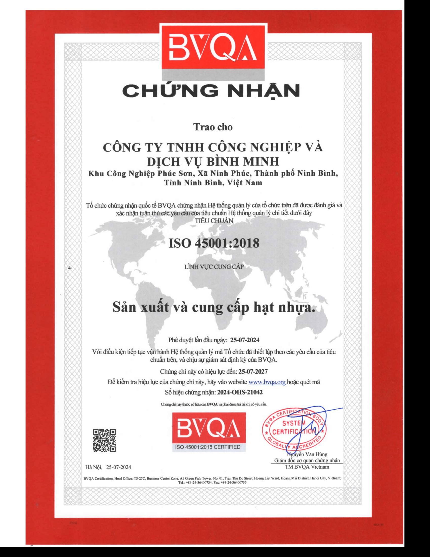 ISO 45001:2018 VN