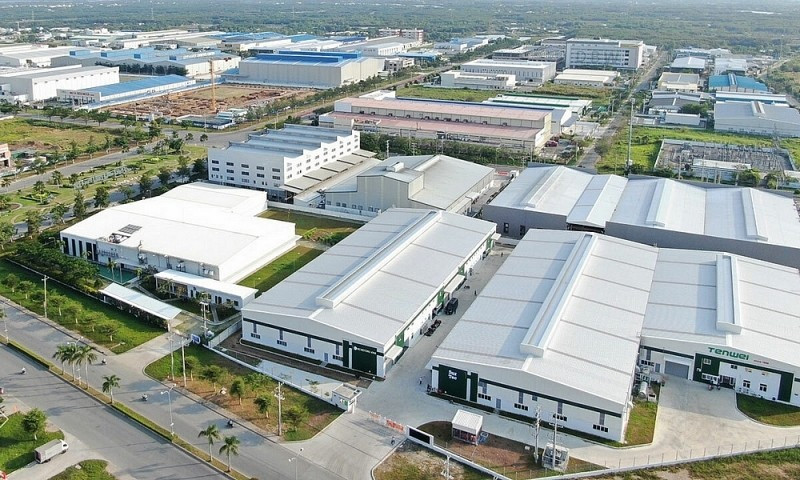 KCN Long Đức toàn cảnh với hạ tầng hiện đại