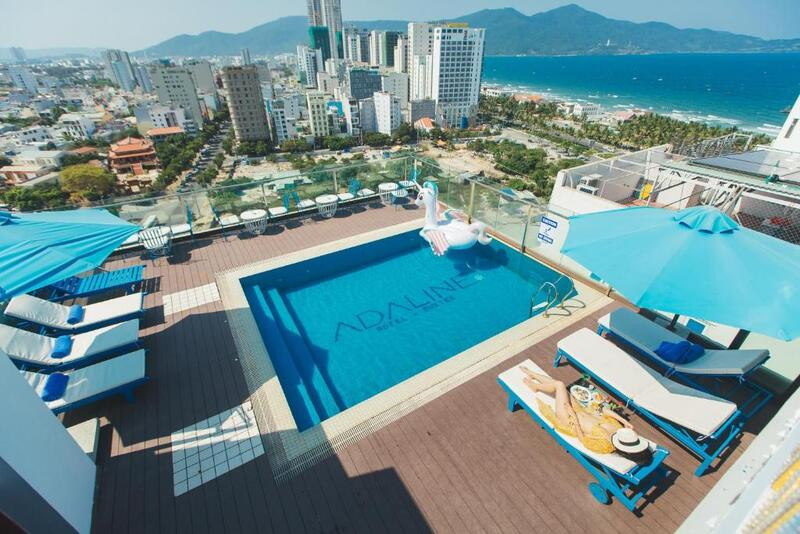 Khách sạn 3 sao gần biển Mỹ Khê Adaline Hotel &amp; Suite Đà Nẵng có hồ bơi