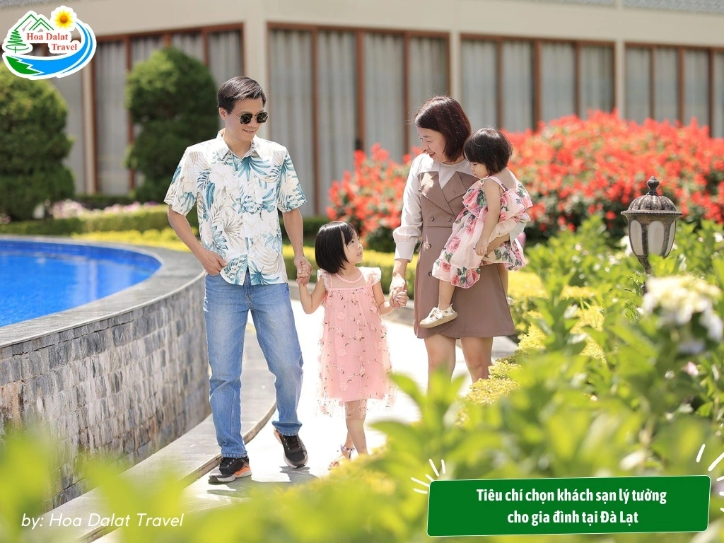 Khách sạn Đà Lạt cho gia đình với không gian xanh mát và hồ bơi ấm áp