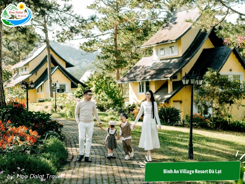Bình An Village Resort Đà Lạt là khu nghỉ dưỡng 4 sao lý tưởng cho gia đình, với kiến trúc cổ điển bên hồ