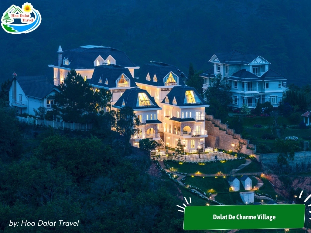 Dalat De Charme Village là khu nghỉ dưỡng 3 sao thiết kế theo phong cách kiến trúc Normandy cổ điển