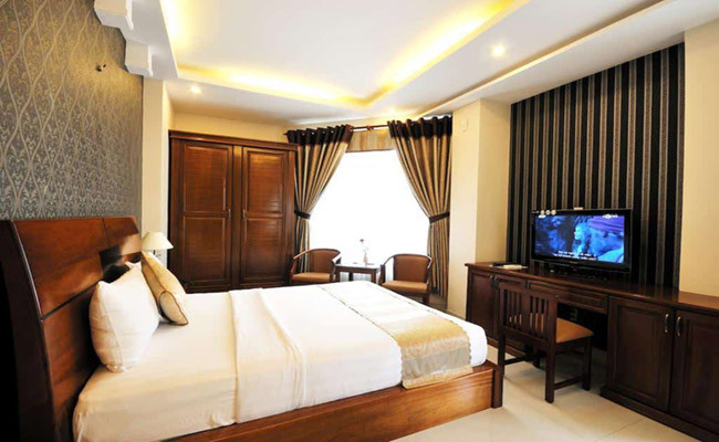 Không gian hiện đại của Khách Sạn Sen Vàng, một trong những khách sạn đường Sư Vạn Hạnh quận 10