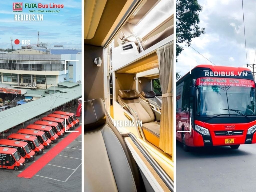 Không gian nội thất bên trong Xe Phương Trang Cần Thơ giường nằm rộng rãi có màn che riêng tư