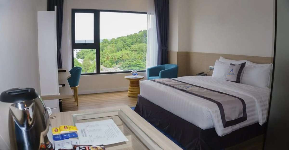 Không gian phòng Superior Double tại Khách sạn An Phú Phú Quốc