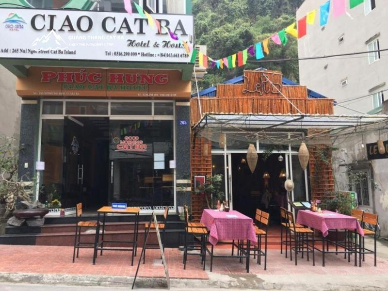 Kiến trúc hiện đại của Ciao Catba Hotel, mang đến trải nghiệm lưu trú sang trọng tại Cát Bà