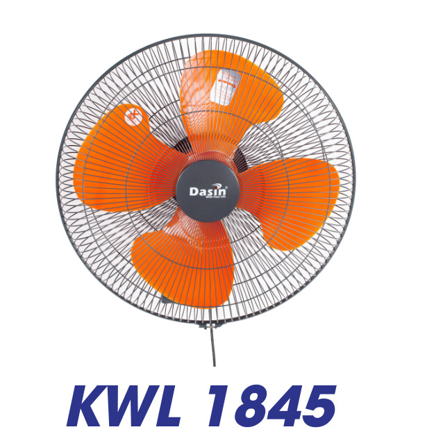 Quạt Dasin KWL 1845 nhỏ gọn, công suất 126W, lưu lượng 7.800 m³/h
