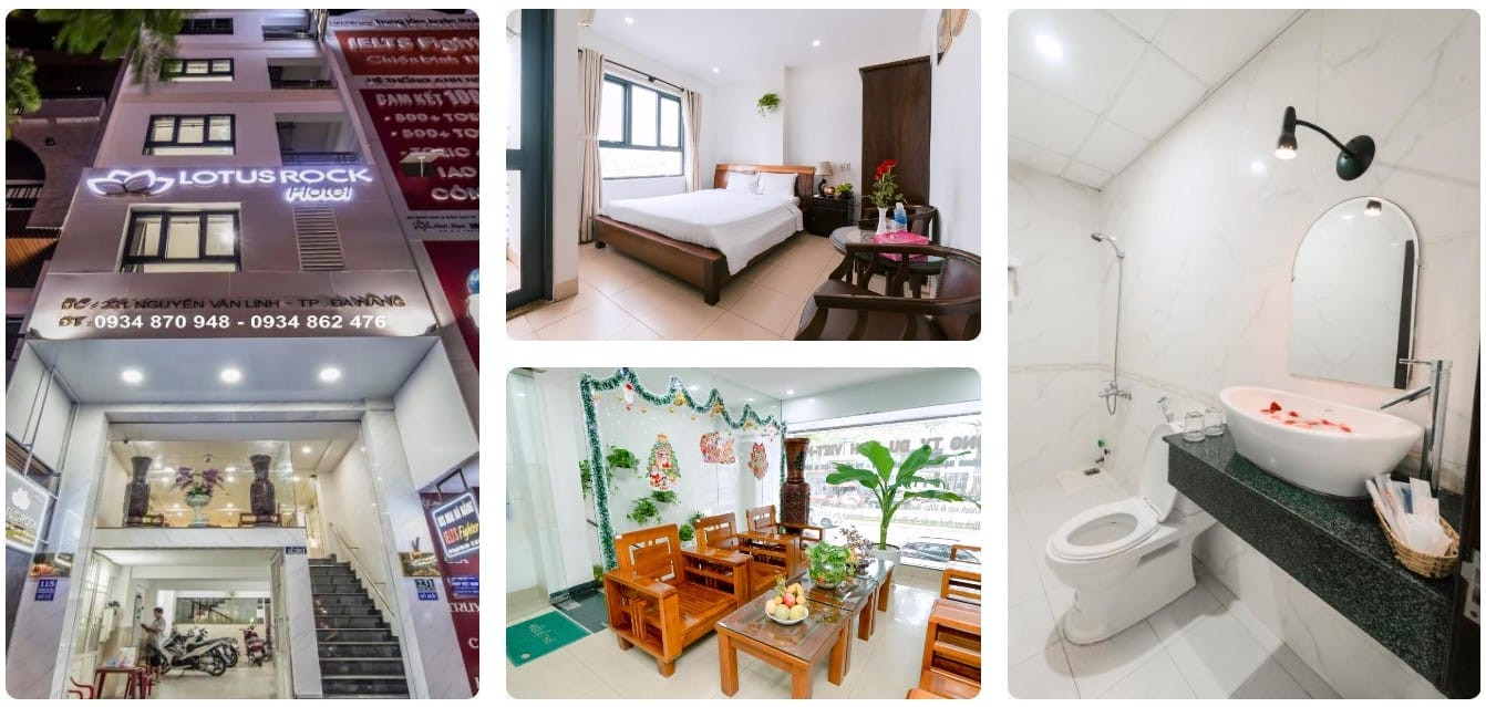 LOTUS ROCK HOTEL - khách sạn quận Thanh Khê Đà Nẵng sang trọng với tiện nghi đẳng cấp
