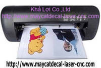Máy cắt Decal mini DC330 nhỏ gọn, phù hợp cho các cửa hàng quảng cáo và doanh nghiệp in ấn cần giải pháp linh hoạt từ công ty TNHH Thương mại Khả Lợi.