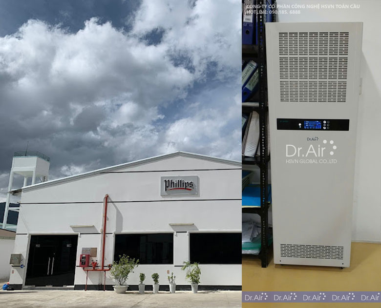 Chi tiết thiết kế và công nghệ lọc không khí của máy Dr.Air DF150 Pro, đối tác của CÔNG TY TNHH PHILLIPS SEAFOOD VIỆT NAM