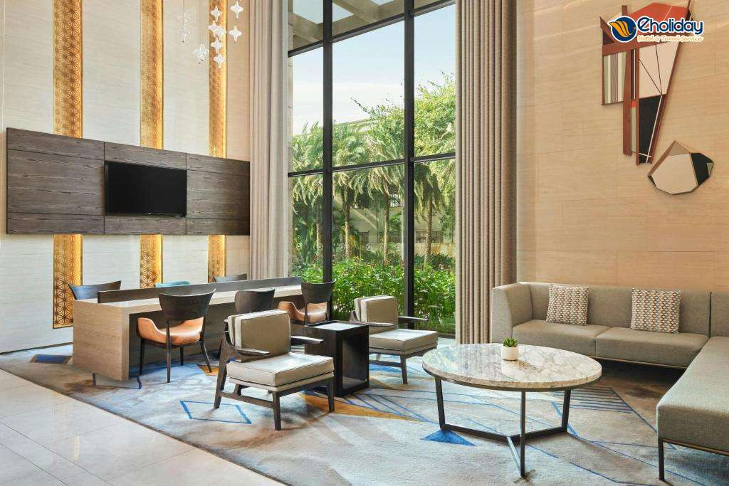 Một phòng ngủ hiện đại và tiện nghi tại Sheraton Cần Thơ