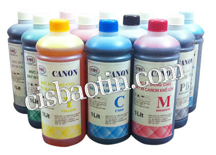 Mực Dye Canon IPF chất lượng, mang lại hiệu suất in ổn định và màu sắc chân thực cho người dùng Canon từ Công Ty TNHH Mực In Bảo Tín