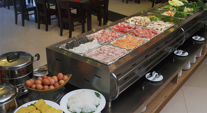 Nhà hàng Oriental với kiến trúc độc đáo tại Khách sạn Park Diamond Phan Thiết
