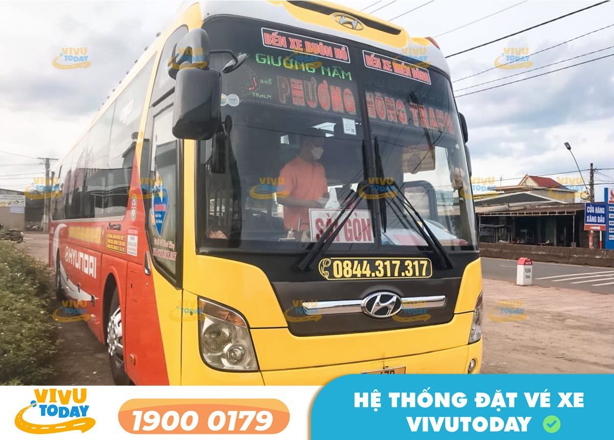 Nhà xe Phương Hồng Trang từ Sài Gòn đi Đắk Lắk