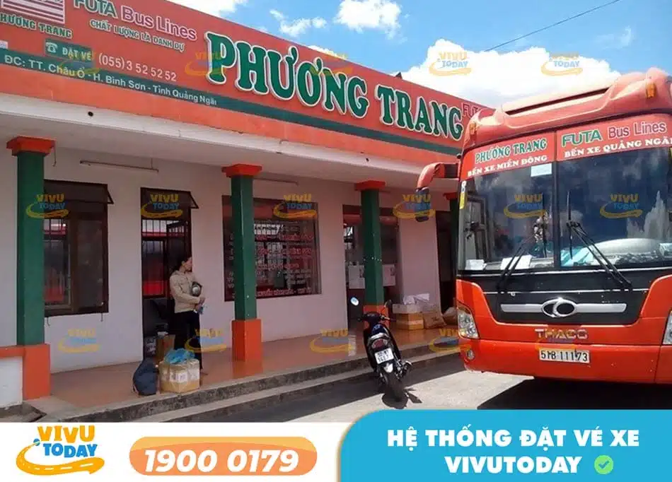 Nhà xe Phương Trang Quảng Ngãi cung cấp dịch vụ đến các tỉnh