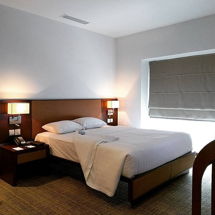 Nội thất sang trọng và ấm cúng tại một phòng nghỉ của Pearl River Hai Phong