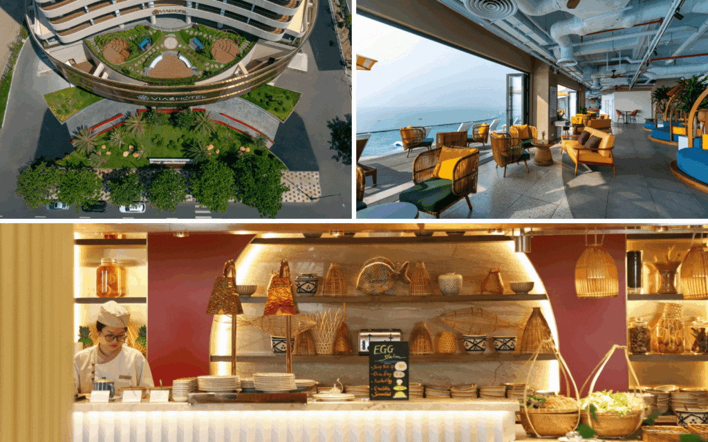 Nội thất sang trọng và hiện đại của một phòng nghỉ tại VIAS HOTEL Vũng Tàu
