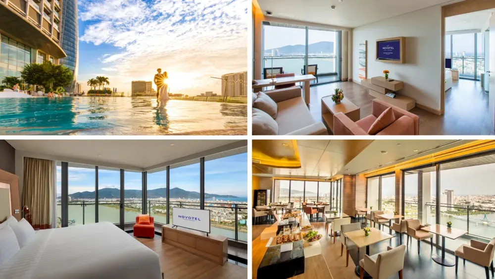 Nội thất tinh tế và hiện đại tại Novotel Đà Nẵng, mang đến cảm giác thoải mái và thư thái cho khách lưu trú