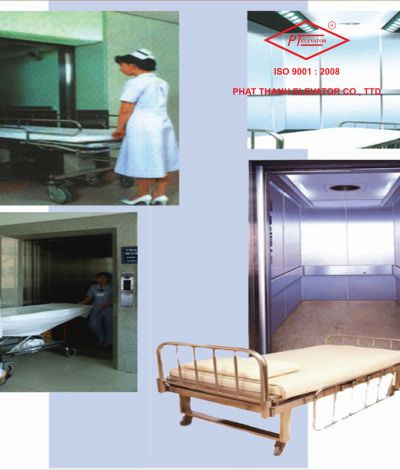 Thang máy bệnh viện của Công Ty TNHH Thang Máy Phát Thành đảm bảo an toàn và tiện nghi