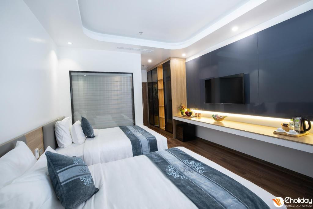 Phòng Deluxe Hướng Núi tại Glenda Tower Mộc Châu