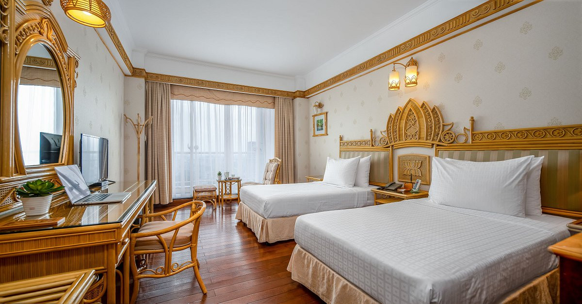 Phòng Deluxe Twin với view sông lãng mạn tại Khách sạn Senriver Hotel Đà Nẵng