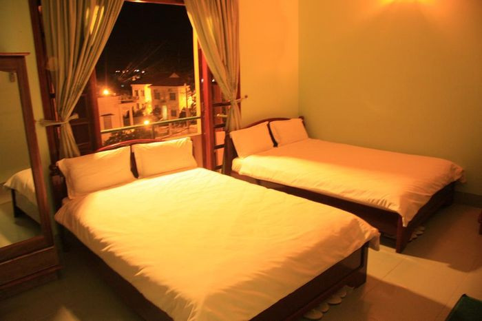 Phòng khách sạn giá rẻ tại Phan Thiết Hoang Ha - Tar Hotel cũng được trang trí theo phong cách lãng mạn