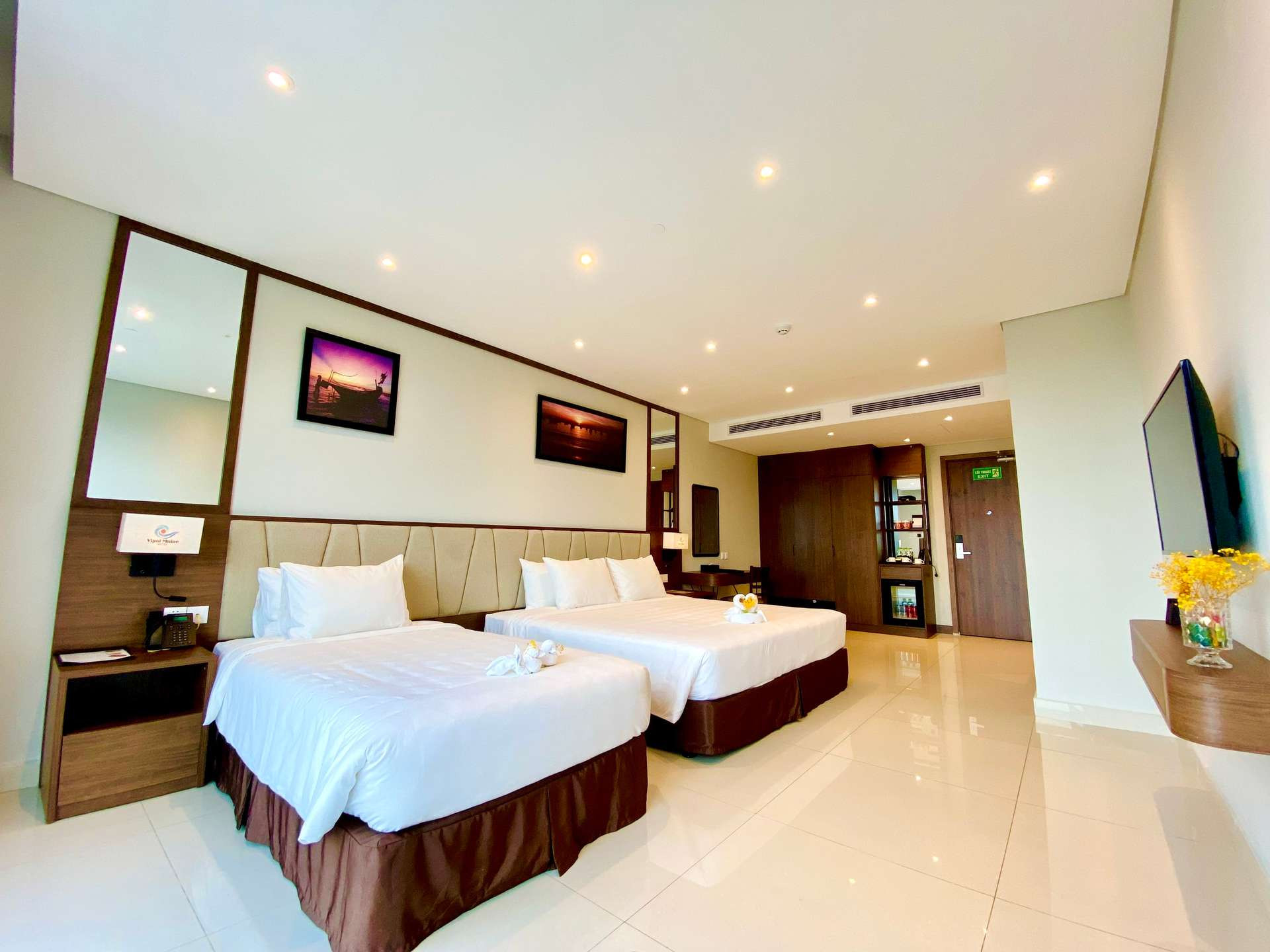 Phòng nghỉ tiện nghi tại Vipol Mui Ne Hotel & Spa - Khách sạn Mũi Né gần biển