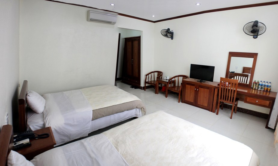 Phòng nghỉ tiện nghi và sang trọng tại Khách sạn Giao Tế Cao Bằng
